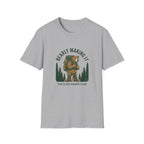 Bear Backpacker T‑Shirt — "Bearly Making It" Camping Graphic Tee
