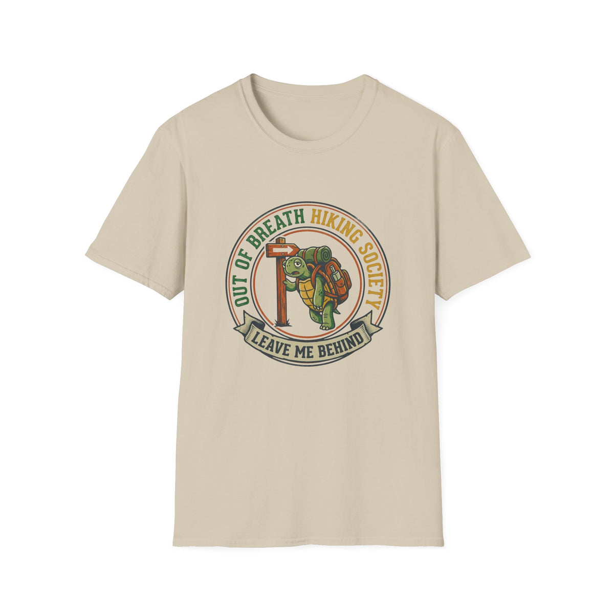 T-Shirt — Out of Breath Hiking Society Turtle Graphic Tee