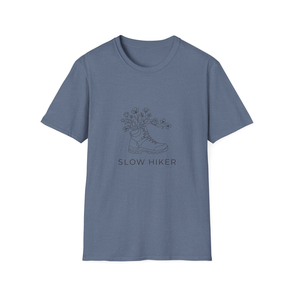 T-Shirt — Slow Hiker Floral Sneaker Graphic Tee