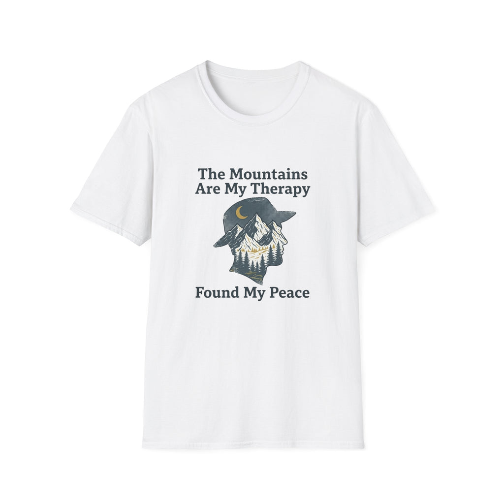 Mountain Therapy T-Shirt — "The Mountains Are My Therapy" Outdoor Graphic Tee