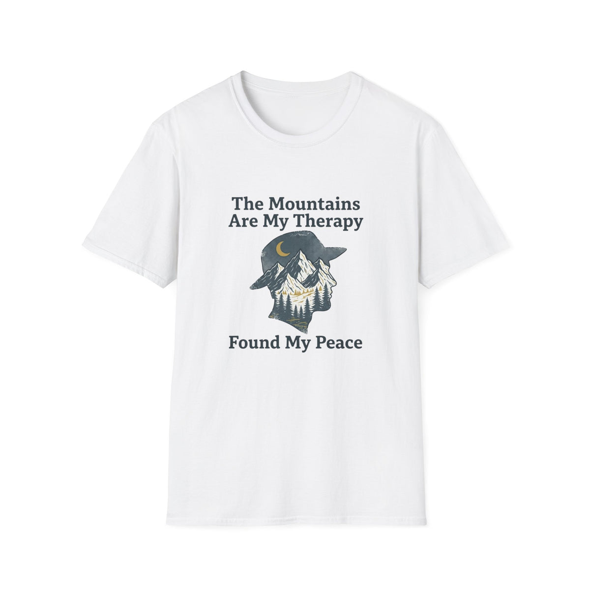 Mountain Therapy T-Shirt — "The Mountains Are My Therapy" Outdoor Graphic Tee