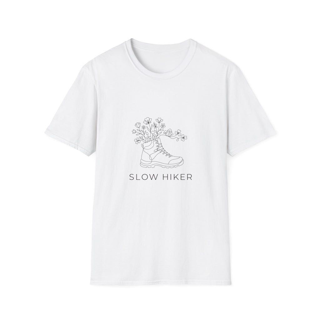 T-Shirt — Slow Hiker Floral Sneaker Graphic Tee