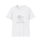 T-Shirt — Slow Hiker Floral Sneaker Graphic Tee