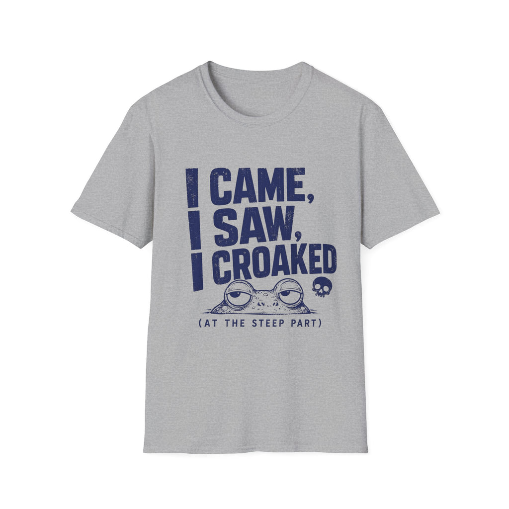 I Came, I Saw, I Croaked T-Shirt — Funny Frog Graphic Tee for Frog Lovers