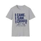 I Came, I Saw, I Croaked T-Shirt — Funny Frog Graphic Tee for Frog Lovers