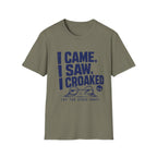 I Came, I Saw, I Croaked T-Shirt — Funny Frog Graphic Tee for Frog Lovers