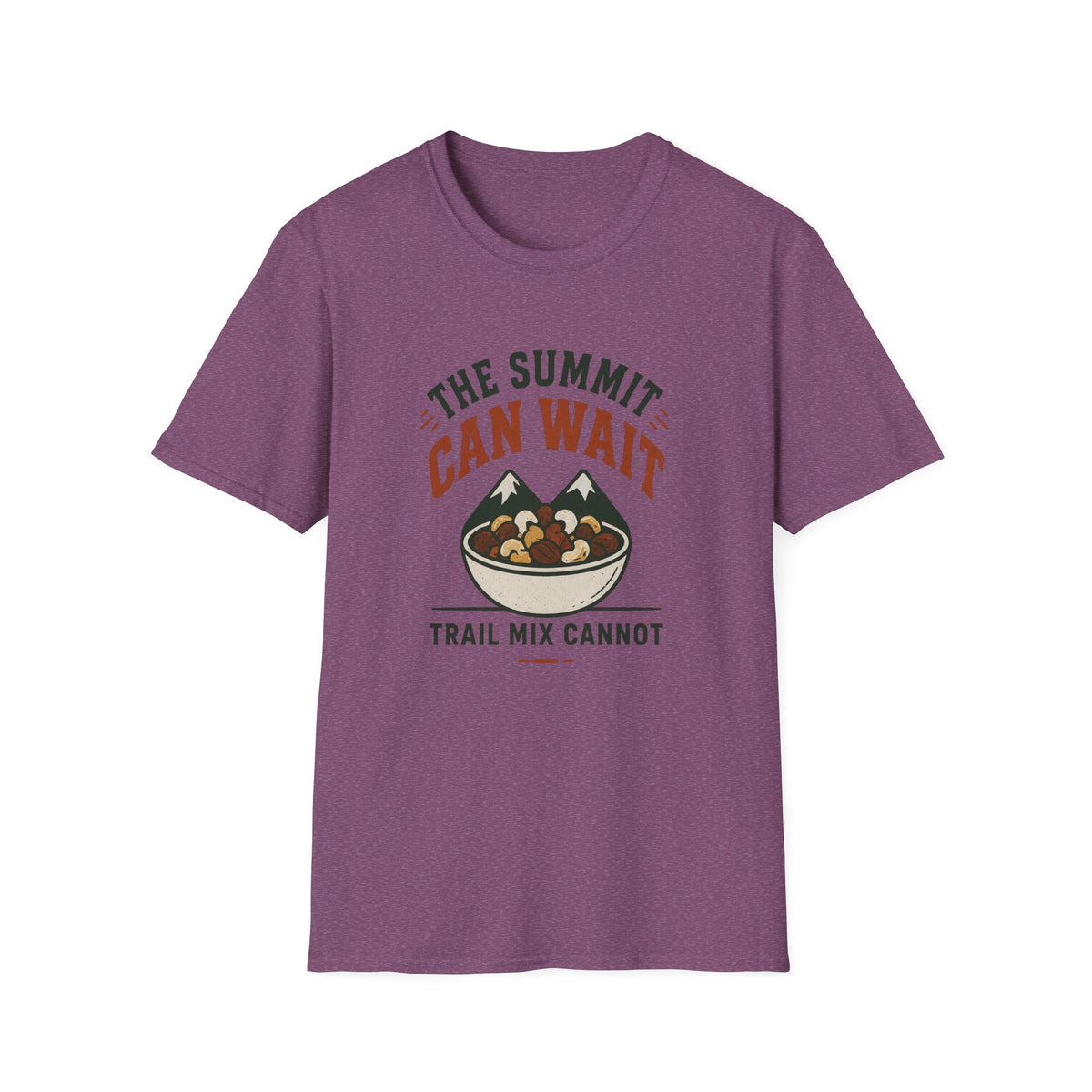 T-Shirt — The Summit Can Wait "Trail Mix Cannot" Outdoor Camping Tee