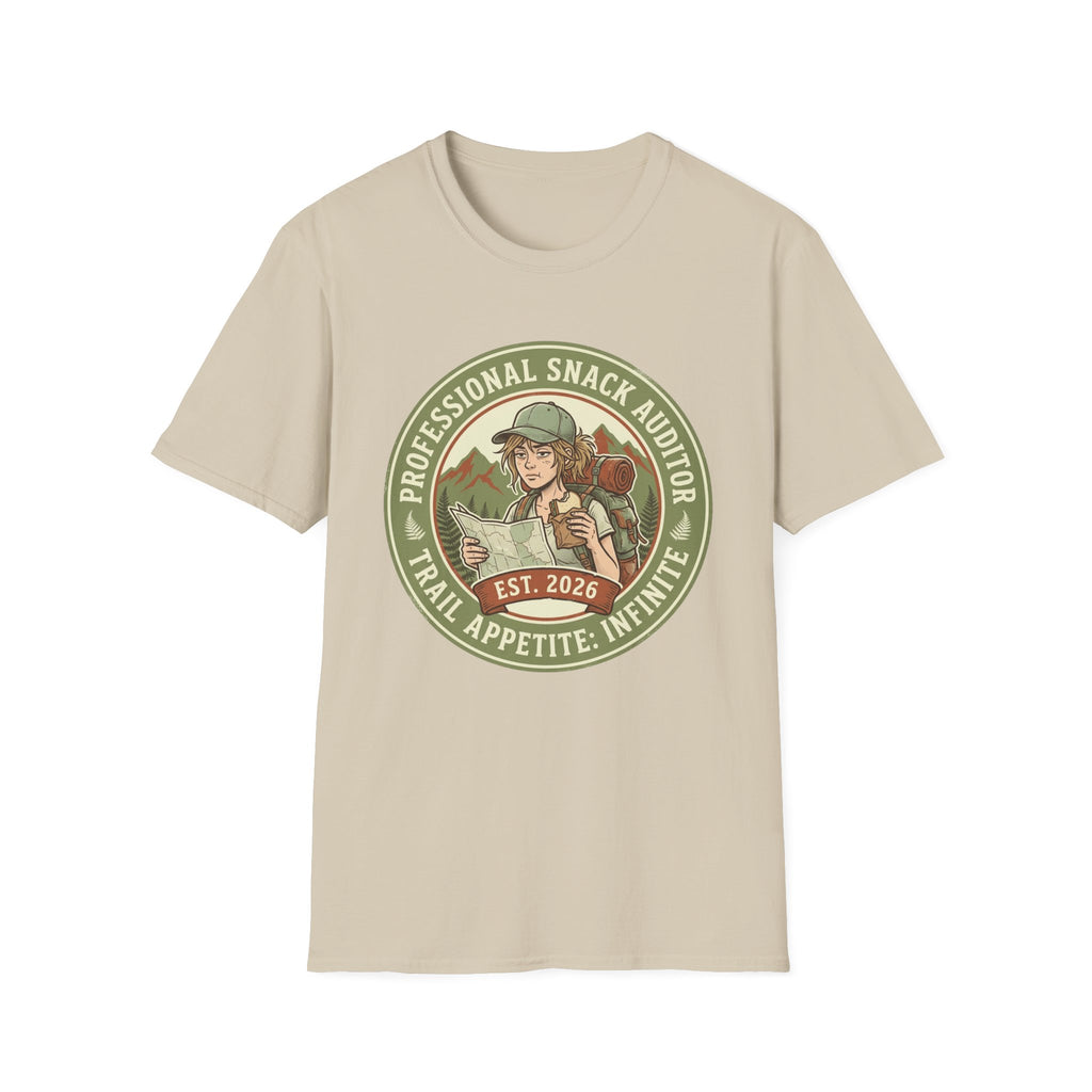 T‑Shirt — "Professional Snack Auditor" Outdoor Hiker Graphic Tee
