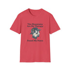 Mountain Therapy T-Shirt — "The Mountains Are My Therapy" Outdoor Graphic Tee