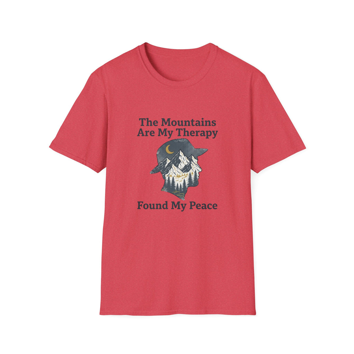 Mountain Therapy T-Shirt — "The Mountains Are My Therapy" Outdoor Graphic Tee