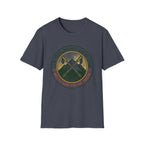 Hiking T-Shirt — "Low Performance Hiking Club" Retro Mountain Graphic