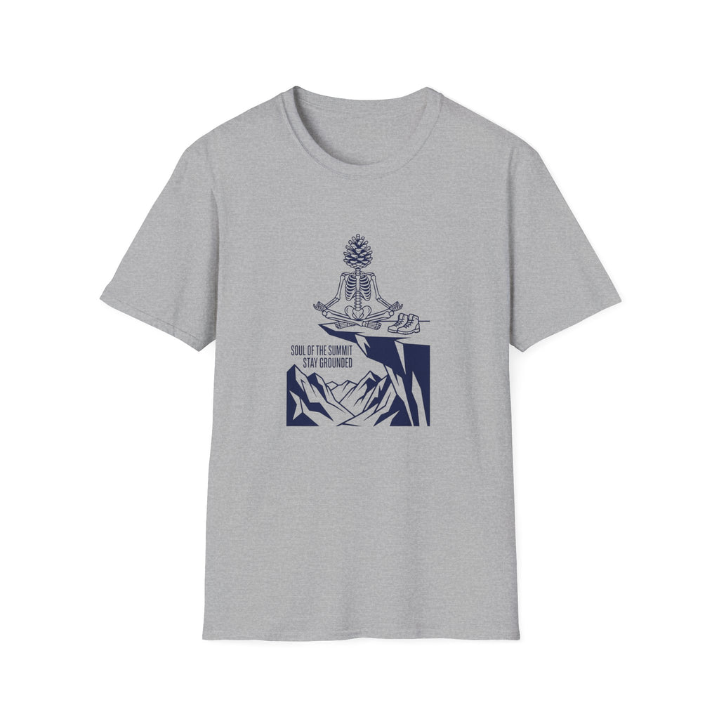 Meditation Pinecone T-Shirt — "Soul of the Summit" Yoga Tee