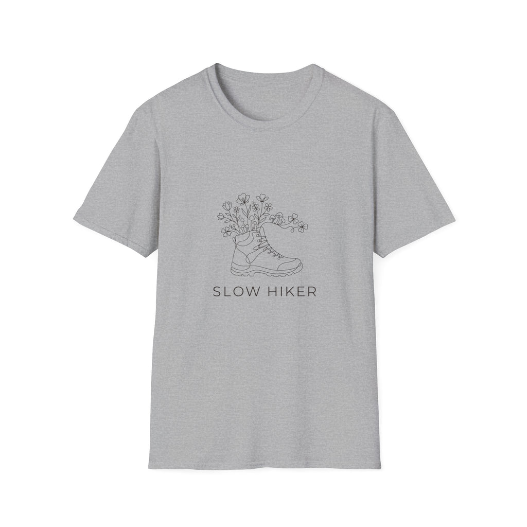 T-Shirt — Slow Hiker Floral Sneaker Graphic Tee