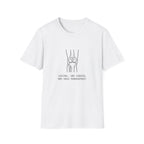 T-Shirt — Knee Anatomy Line Art “Hiking 10% Cardio, 90% Knee Management” Casual Tee