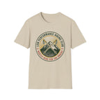 Hiking T-Shirt — "Low Performance Hiking Club" Retro Mountain Graphic