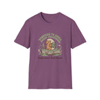 T-Shirt — "Stopping to Smell Every Mushroom" Hedgehog Hiking Graphic Tee