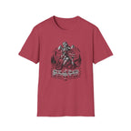 T-Shirt — Skeleton Hiker 'Peak: 0.2 Miles' Vintage Mountain Tee