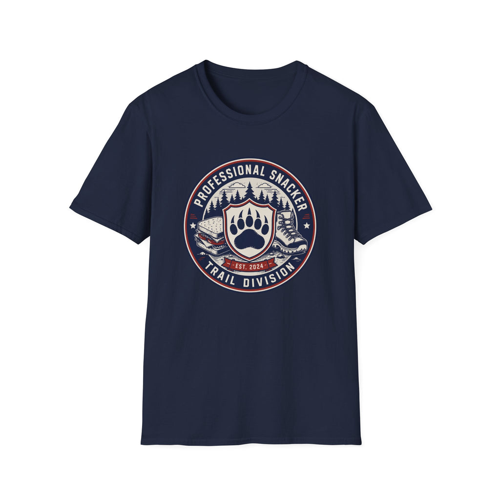 Professional Snacker T‑Shirt — Trail Division Bear Paw Graphic Tee