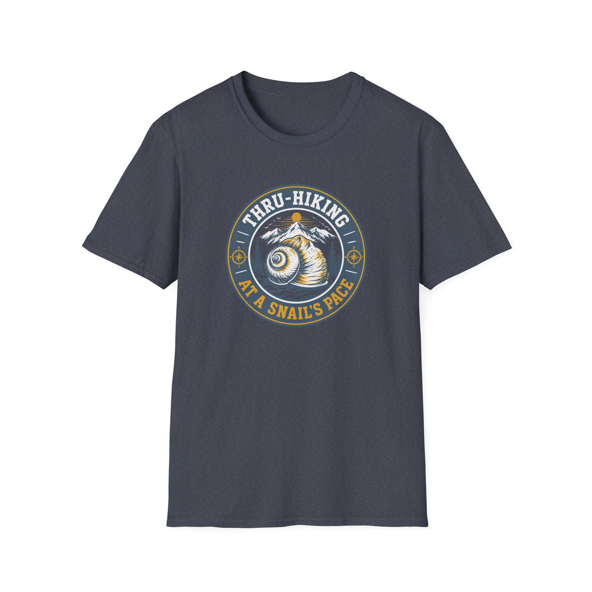 Thru-Hiking Snail's Pace T-Shirt — Slow Hiker Badge Tee