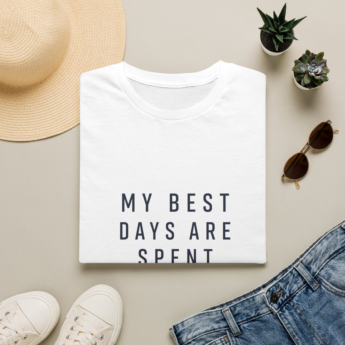 T-Shirt — "My Best Days Are Spent Outside" Outdoor Adventure Tee