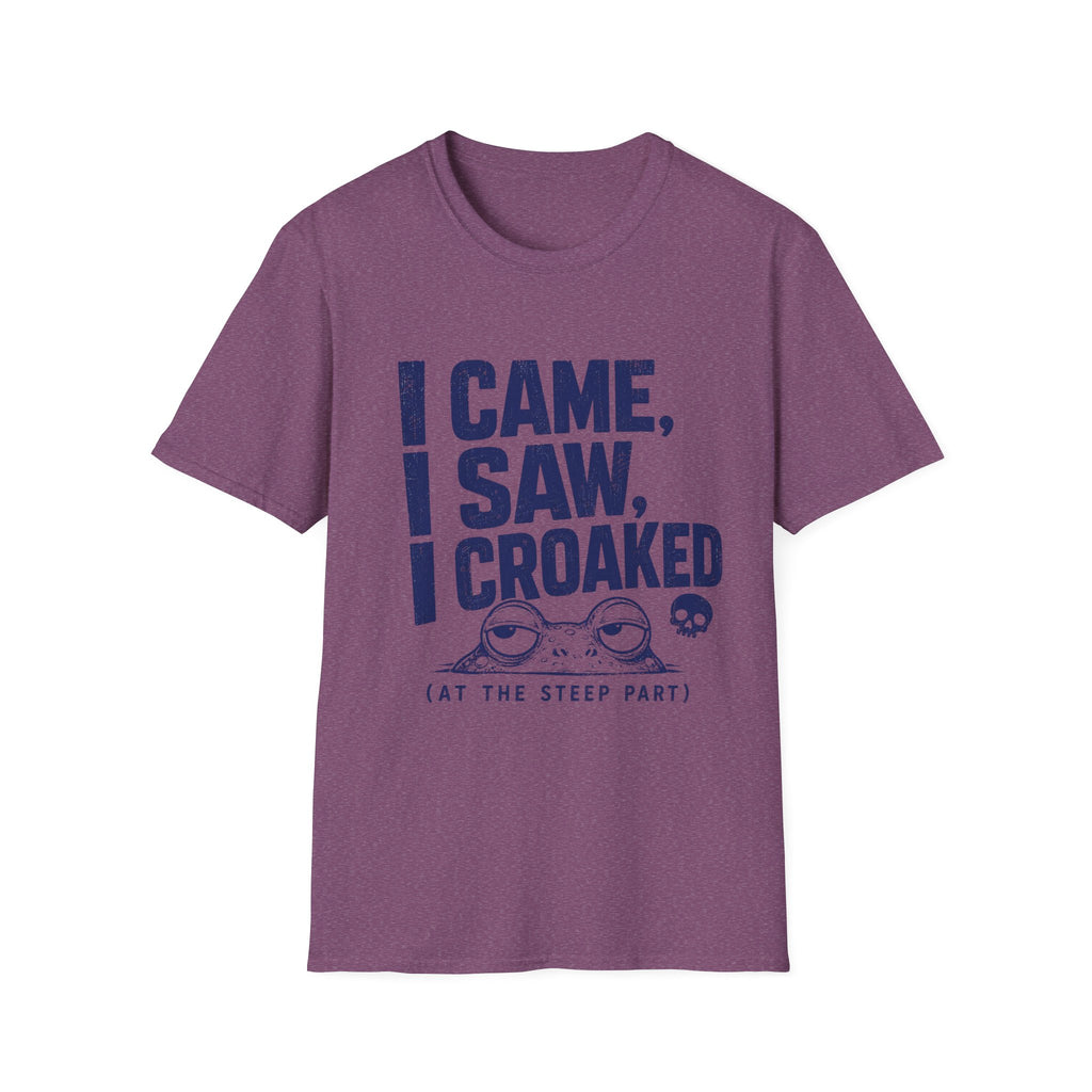 I Came, I Saw, I Croaked T-Shirt — Funny Frog Graphic Tee for Frog Lovers