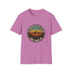 Mountains Are Calling T-Shirt — Vintage Sunset Hiking Tee