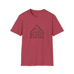 Bearly Hiking T-Shirt — Minimal Mountain Bear Outdoor Tee