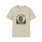 Bear Backpacker T‑Shirt — "Bearly Making It" Camping Graphic Tee