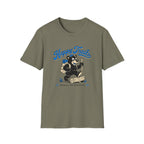 T-Shirt — "Happy Trails" Hiking Bear Graphic Tee