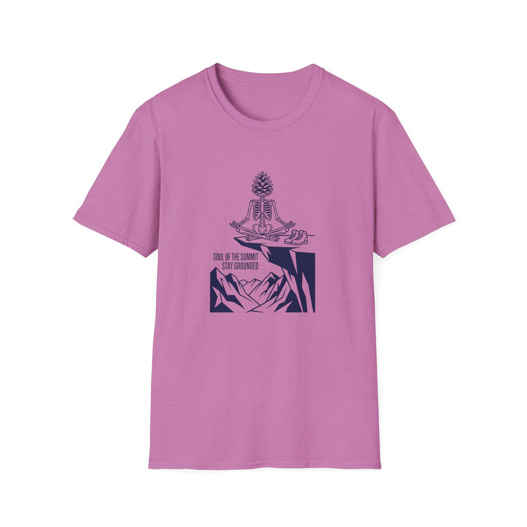 Meditation Pinecone T-Shirt — "Soul of the Summit" Yoga Tee
