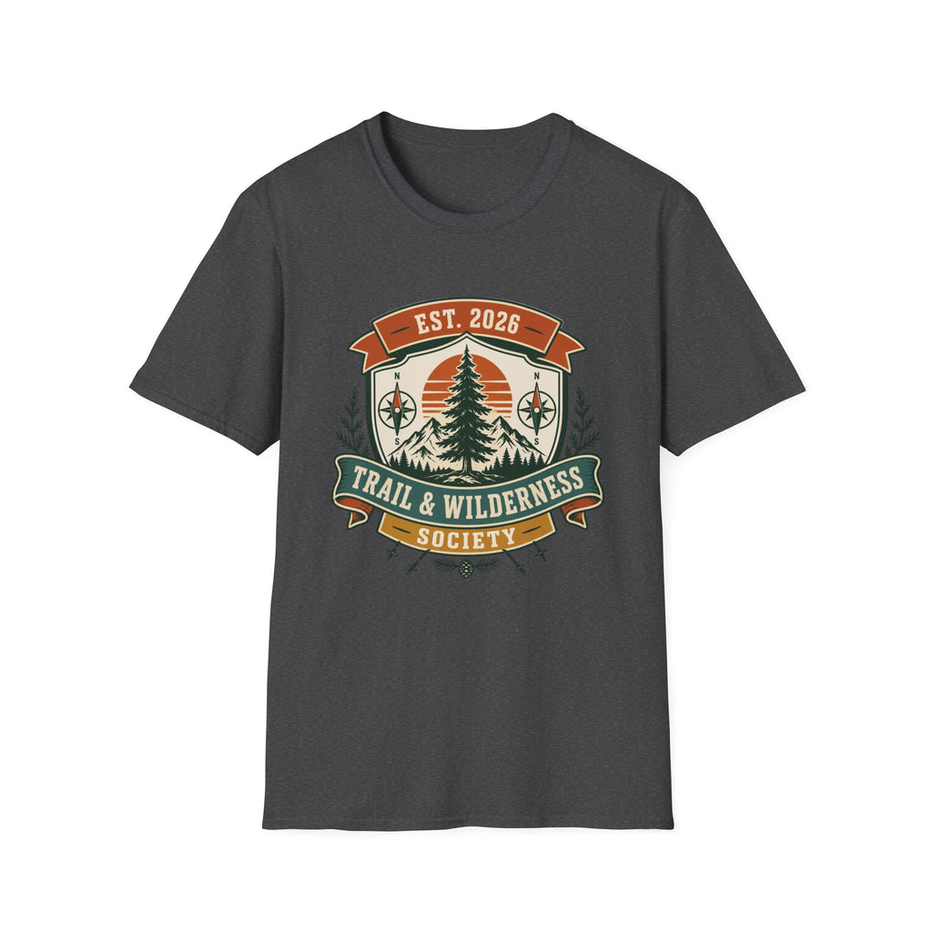 Trail & Wilderness T-Shirt – EST. 2026 Vintage Pine Outdoor Graphic Tee