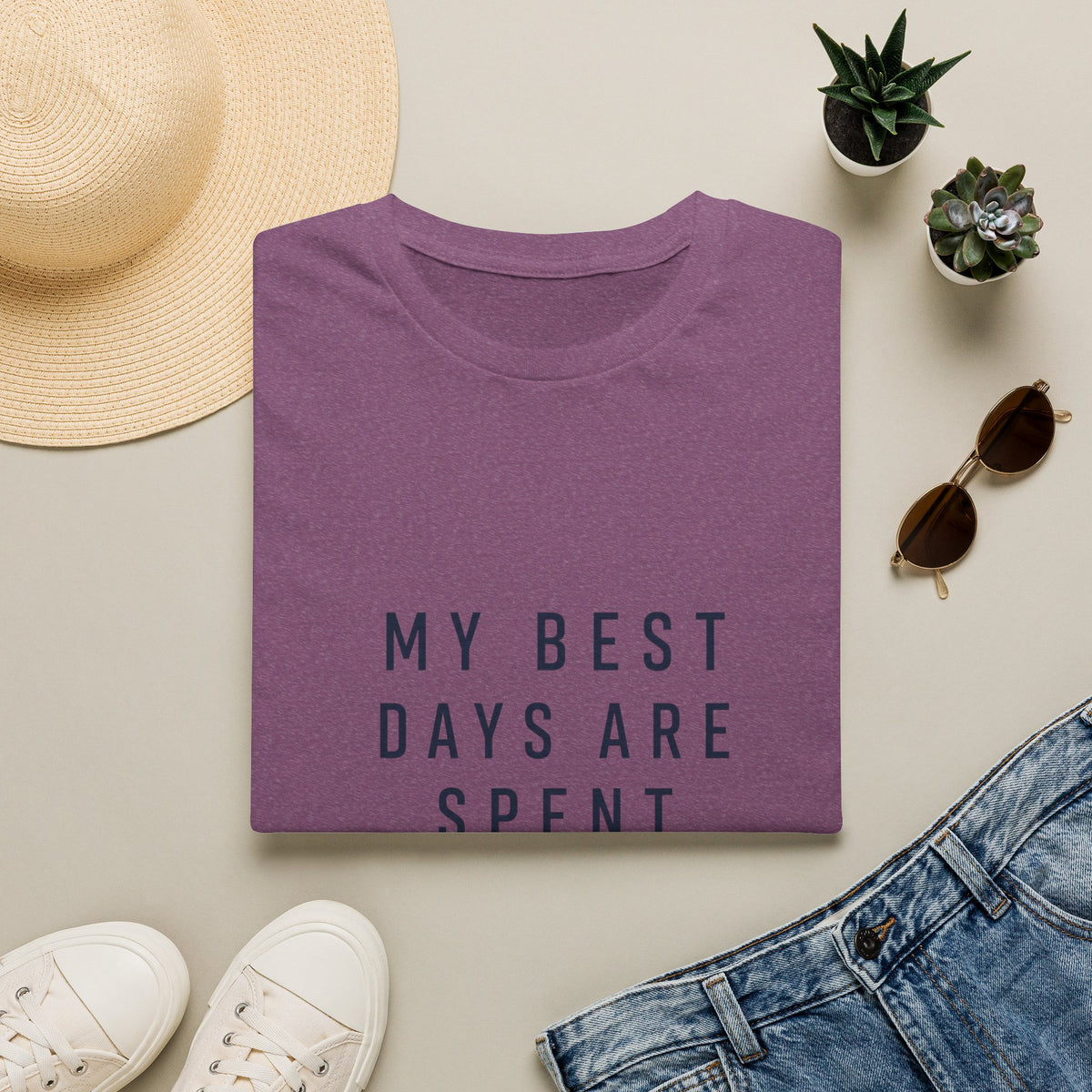 T-Shirt — "My Best Days Are Spent Outside" Outdoor Adventure Tee