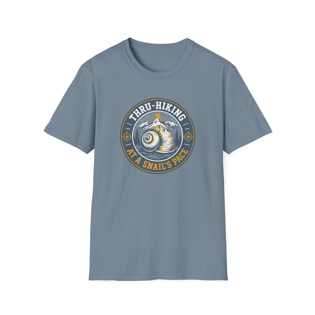 Thru-Hiking Snail's Pace T-Shirt — Slow Hiker Badge Tee