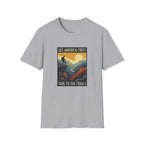 T-Shirt — "See America First: Take to the Trails" Vintage National Park Hiking Tee