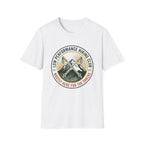 Hiking T-Shirt — "Low Performance Hiking Club" Retro Mountain Graphic