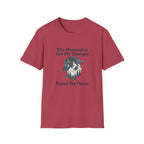 Mountain Therapy T-Shirt — "The Mountains Are My Therapy" Outdoor Graphic Tee