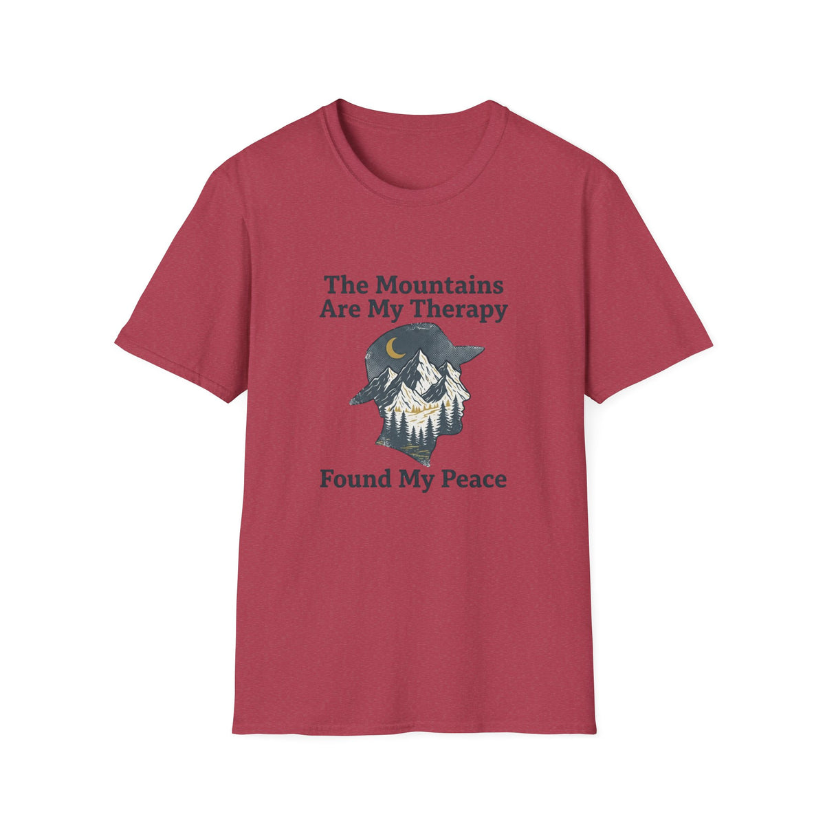 Mountain Therapy T-Shirt — "The Mountains Are My Therapy" Outdoor Graphic Tee