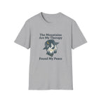 Mountain Therapy T-Shirt — "The Mountains Are My Therapy" Outdoor Graphic Tee
