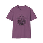 Mountains Are Cheaper Than Therapy T-Shirt — Outdoorsy Hiking Graphic Tee