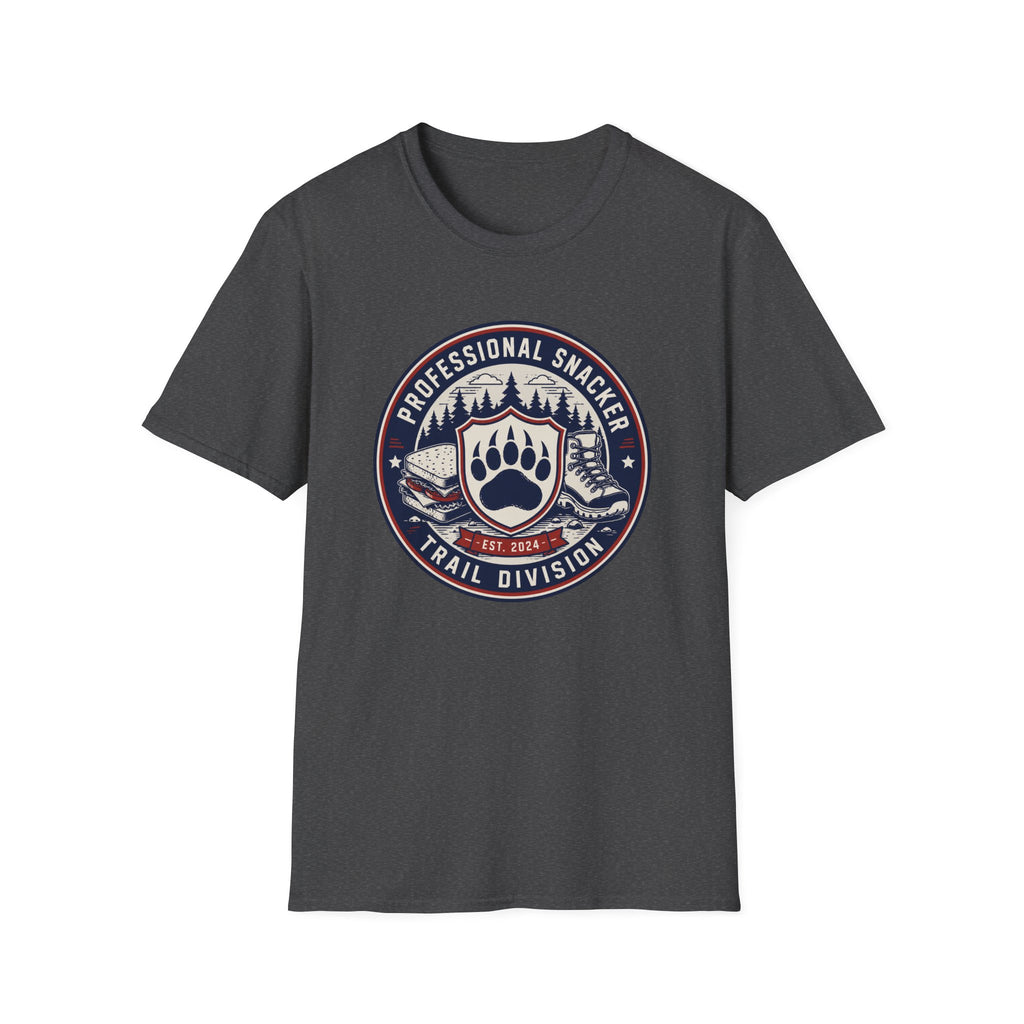 Professional Snacker T‑Shirt — Trail Division Bear Paw Graphic Tee