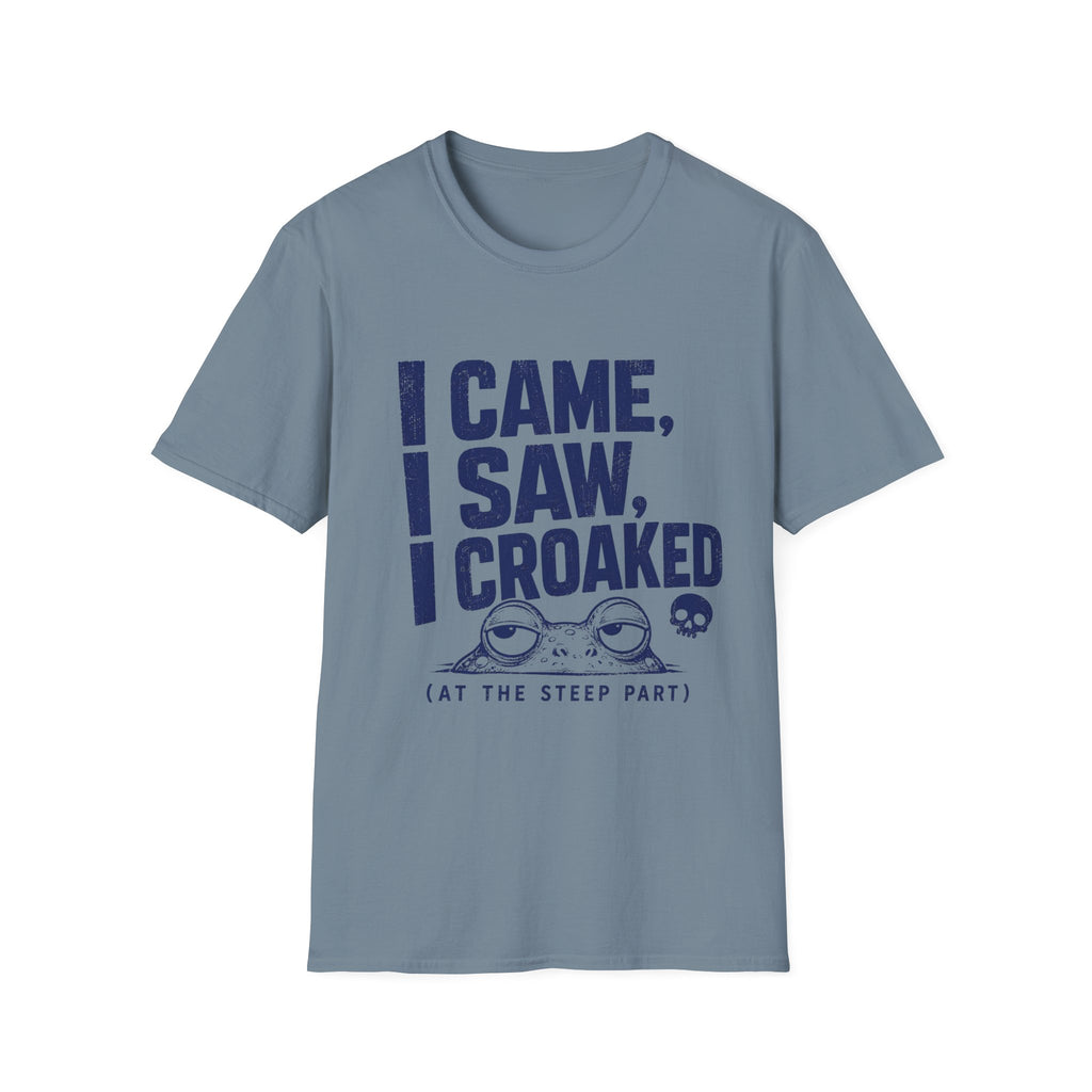 I Came, I Saw, I Croaked T-Shirt — Funny Frog Graphic Tee for Frog Lovers