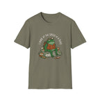 Toad Fishing T‑Shirt — "I Hike at the Speed of a Toad" Cute Outdoors Graphic Tee