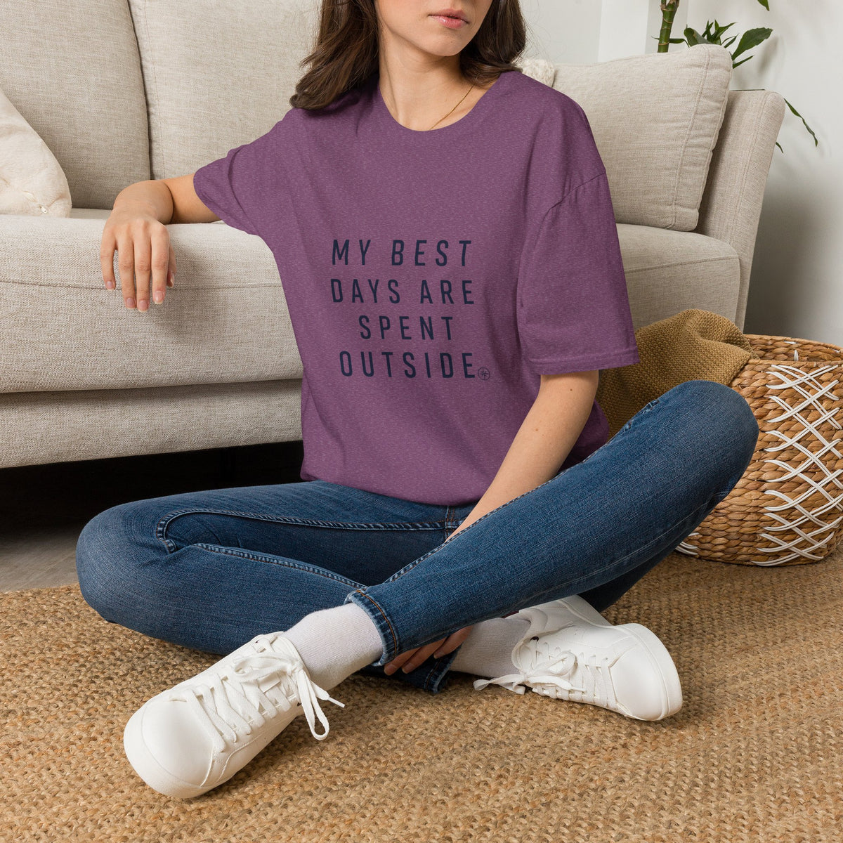 T-Shirt — "My Best Days Are Spent Outside" Outdoor Adventure Tee