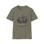 T-Shirt — Skeleton Hiker 'Peak: 0.2 Miles' Vintage Mountain Tee