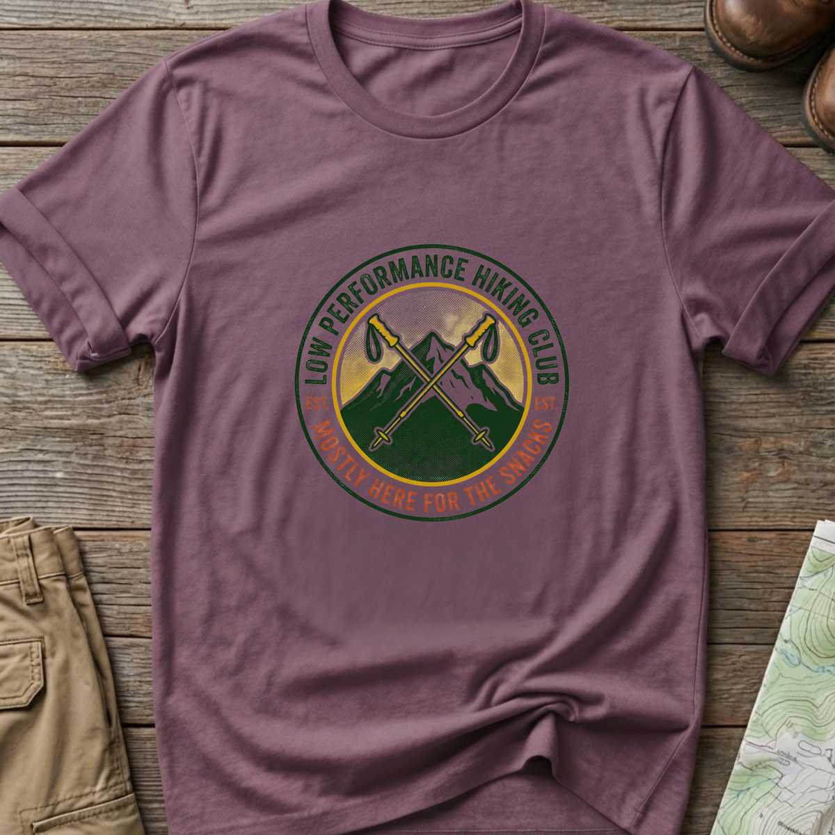 Low Performance Hiking Club T-Shirt
