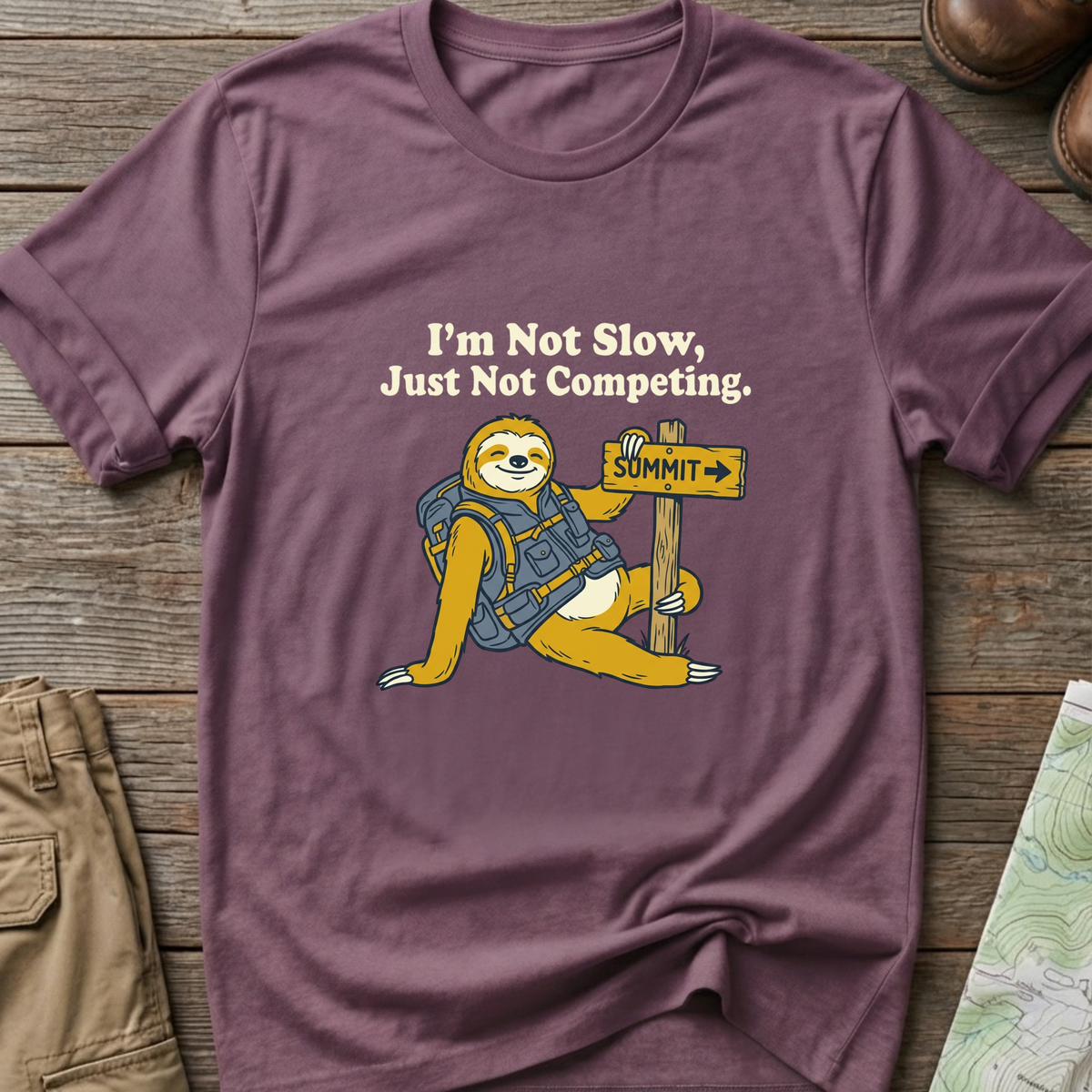 Sloth Hiking T-Shirt