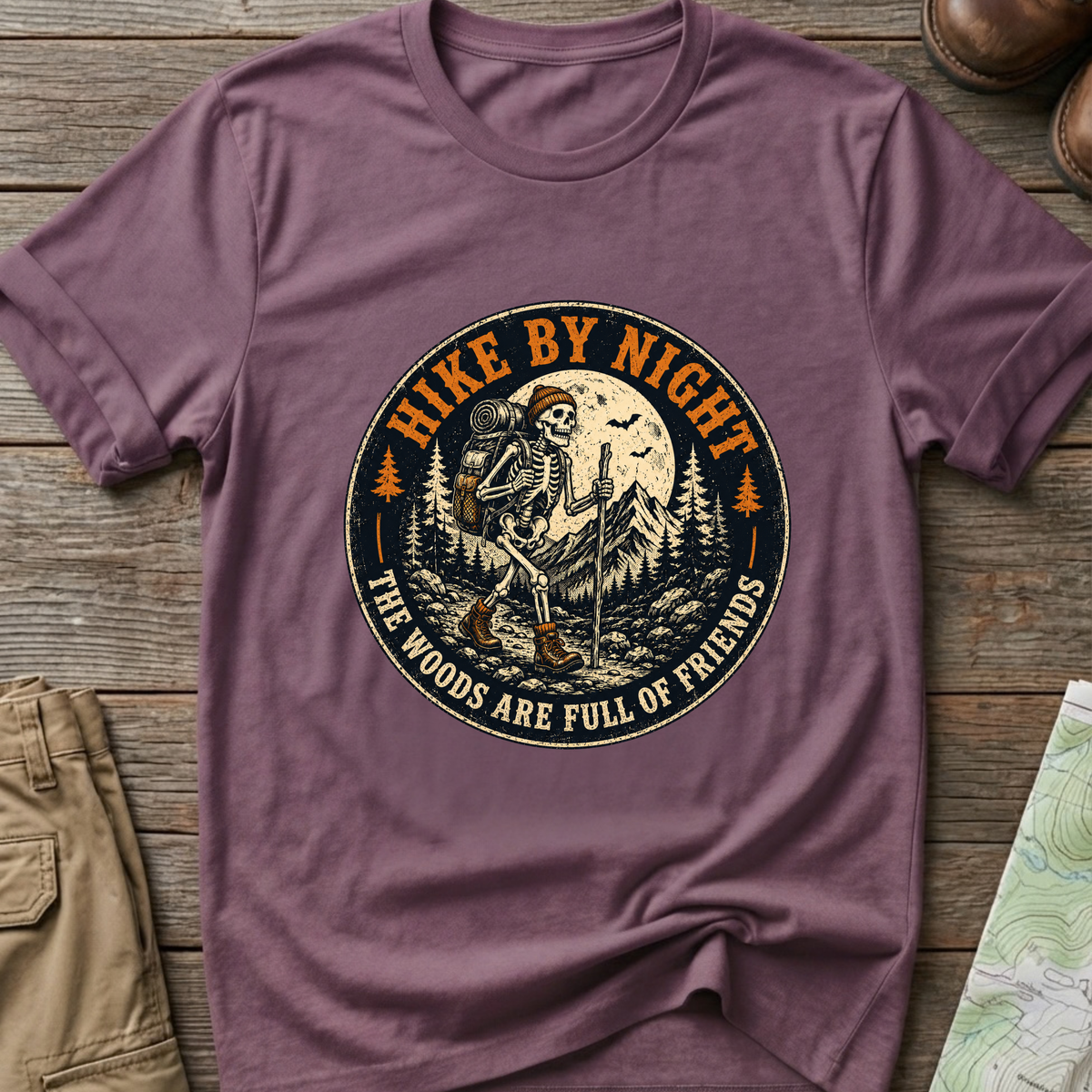 Hike By Night T‑Shirt