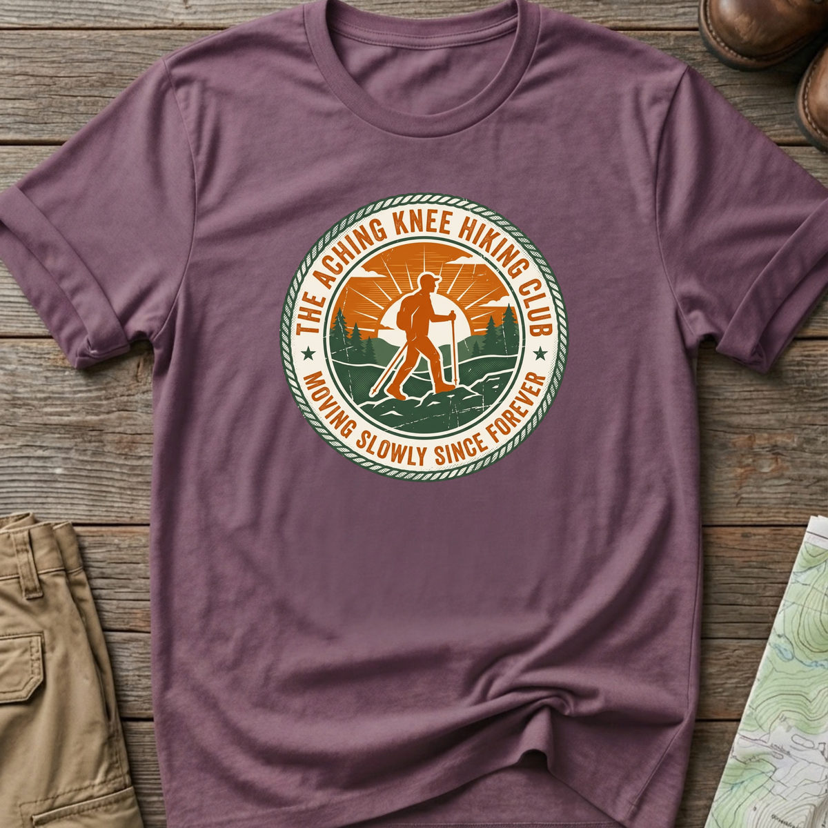 Aching Knee Hiking T-Shirt