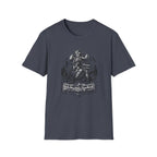 T-Shirt — Skeleton Hiker 'Peak: 0.2 Miles' Vintage Mountain Tee