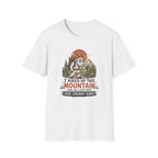 Hiking Goat T-Shirt — "I Hiked Up This Mountain" Funny Outdoors Tee